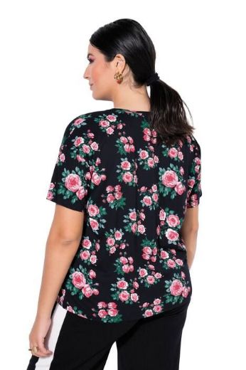 Plus size veliki brojevi Majica kratkih rukava šireg kroja za punije