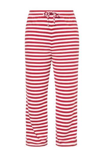 Plus size veliki brojevi Hlače širokih nogavica na pruge za punije