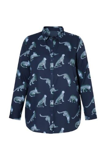 Plus size veliki brojevi Košulja dugih rukava ravnog kroja za punije