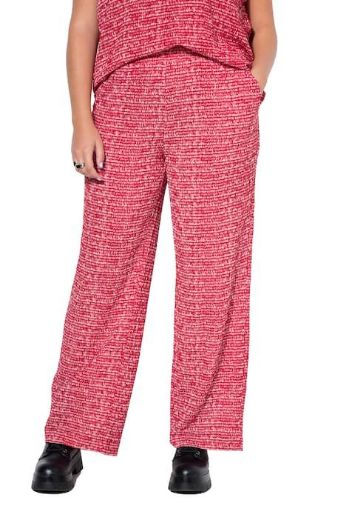 Plus size veliki brojevi Hlače širokih nogavica elastičnog struka za punije