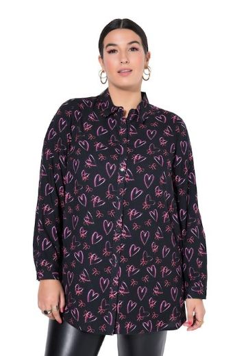 Plus size veliki brojevi Košulja dugih rukava ravnog kroja za punije