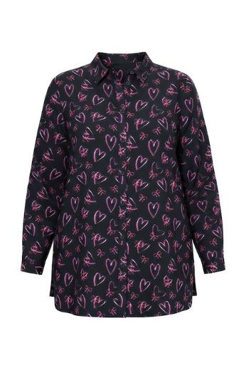 Plus size veliki brojevi Košulja dugih rukava ravnog kroja za punije