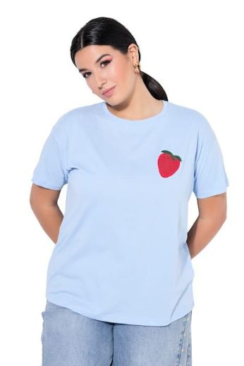 Plus size veliki brojevi Majica kratkih rukava šireg kroja za punije