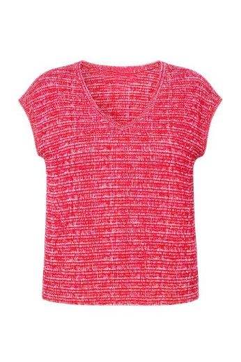 Plus size veliki brojevi Majica kratkih rukava šireg kroja V ovratnika za punije