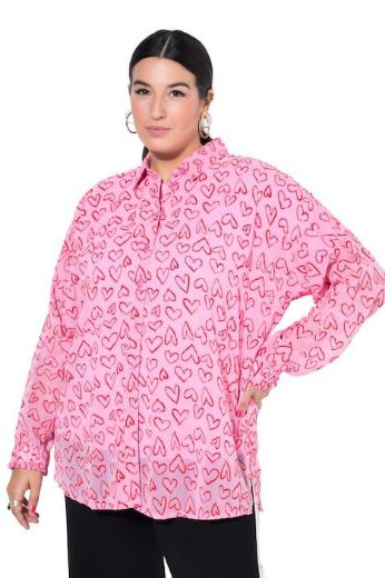 Plus size veliki brojevi Bluza dugih rukava šireg kroja za punije