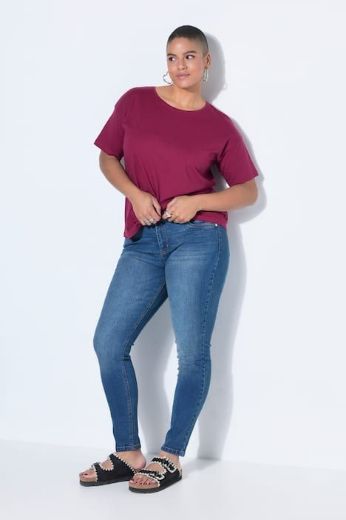 Plus size veliki brojevi Traperice uskih nogavica za punije