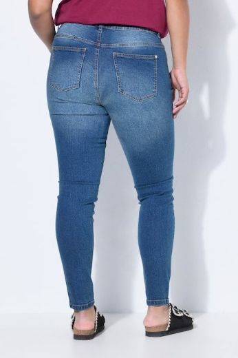 Plus size veliki brojevi Traperice uskih nogavica za punije