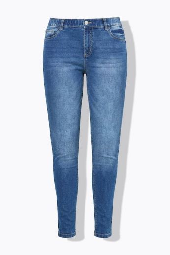 Plus size veliki brojevi Traperice uskih nogavica za punije