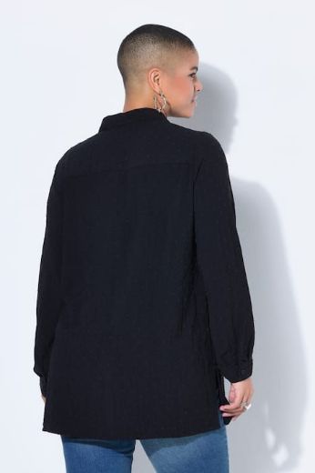 Plus size veliki brojevi Bluza s dugim rukavima ravnog kroja za punije