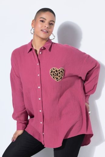 Plus size veliki brojevi Bluza s dugim rukavima ravnog kroja za punije