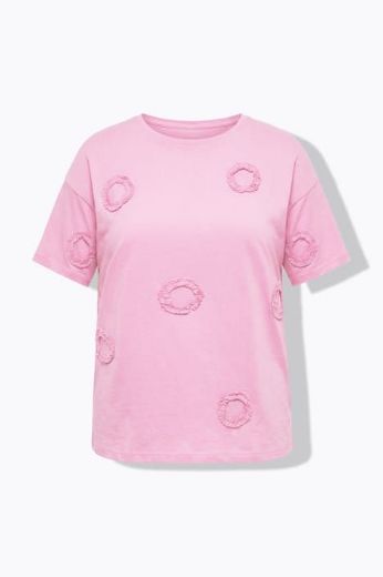 Plus size veliki brojevi Majica kratkih rukava s 3D uzorkom za punije