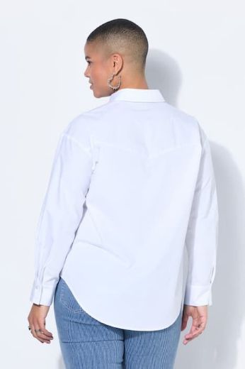 Plus size veliki brojevi Košulja dugih rukava s ukrasima za punije