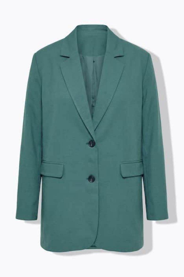 Plus size veliki brojevi Sako od lana za punije