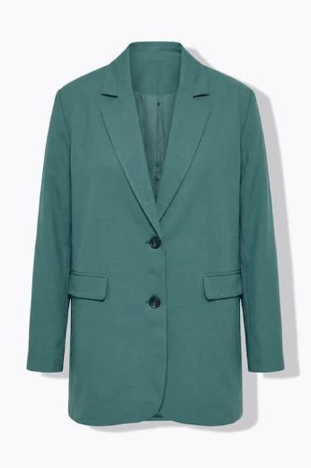 Plus size veliki brojevi Sako od lana za punije