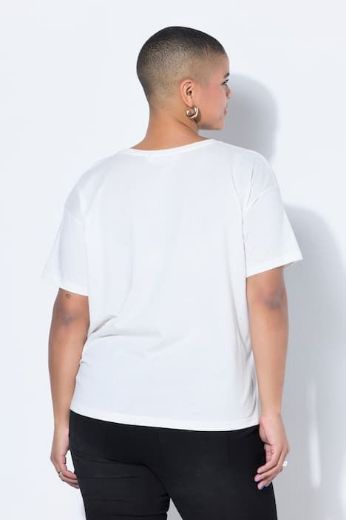 Plus size veliki brojevi Majica kratkih rukava s motivom za punije