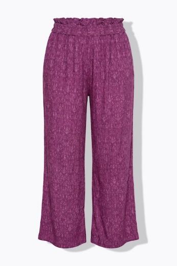 Plus size veliki brojevi Hlače širokih nogavica visokog struka za punije