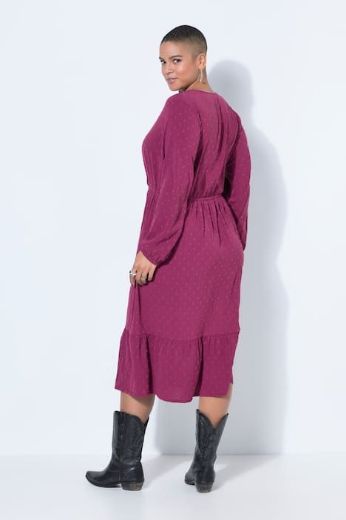 Plus size veliki brojevi Haljjina dugih rukava za punije