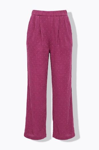 Plus size veliki brojevi Hlače širokih nogavica visokog struka za punije