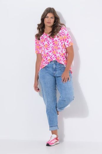 Plus size veliki brojevi Traperice povišenog struka za punije