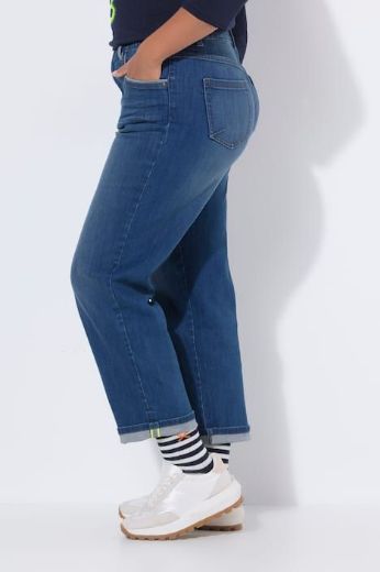 Plus size veliki brojevi Traperice širokih nogavica za punije