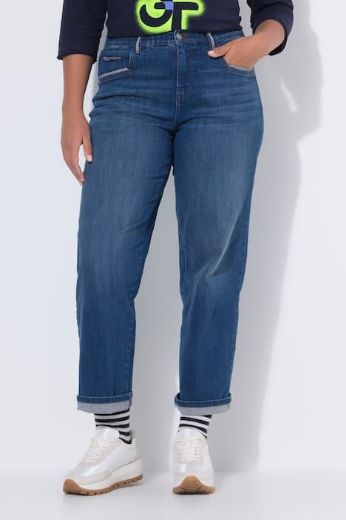 Plus size veliki brojevi Traperice širokih nogavica za punije