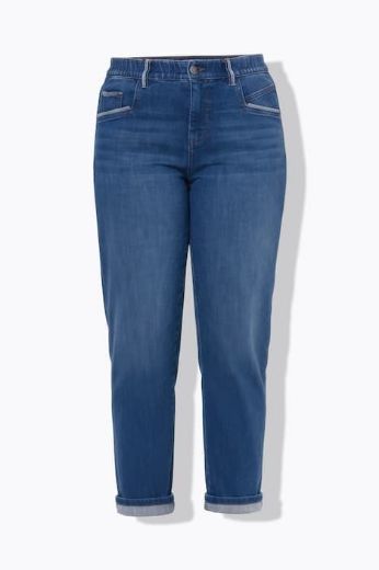 Plus size veliki brojevi Traperice širokih nogavica za punije