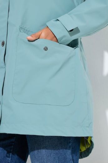 Plus size veliki brojevi Jakna za 4 godišnja doba s odvojivom kapuljačom za punije