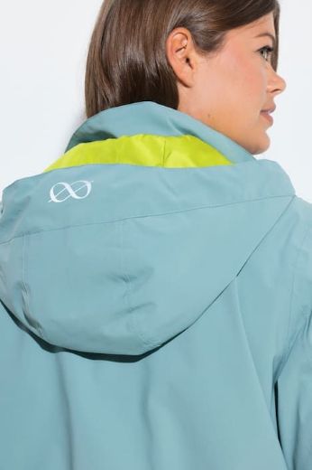 Plus size veliki brojevi Jakna za 4 godišnja doba s odvojivom kapuljačom za punije