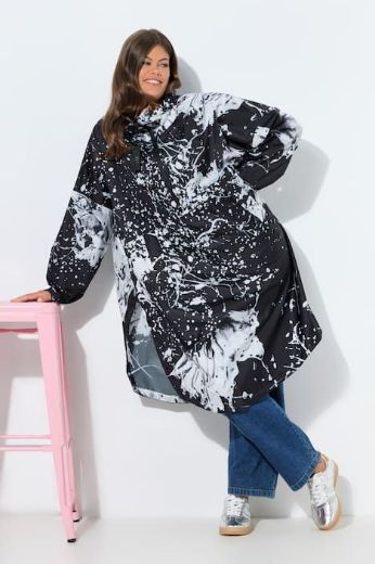 Plus size veliki brojevi Kabanica s kapuljačom za punije