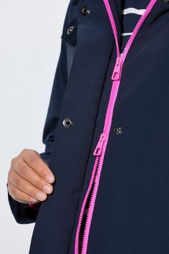 Plus size veliki brojevi Jakna za 4 godišnja doba s odvojivom kapuljačom za punije