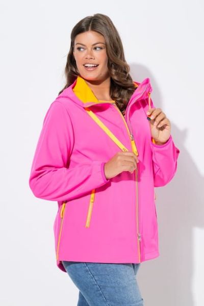 Veliki brojevi Jakna s kapuljačom moda za punije