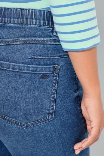 Plus size veliki brojevi Traperice šireg kroja za punije