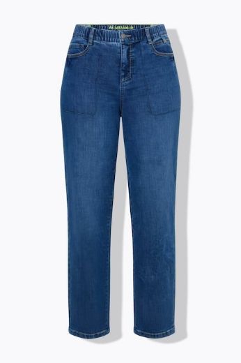 Plus size veliki brojevi Traperice šireg kroja za punije