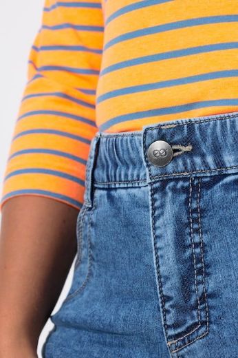 Plus size veliki brojevi Traperice ravnog kroja za punije