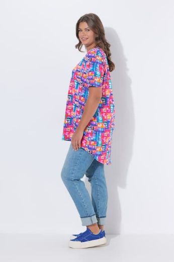 Plus size veliki brojevi Majica kratkih rukava okruglog izreza za punije