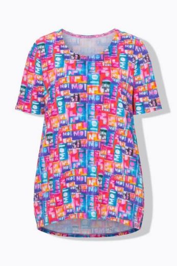 Plus size veliki brojevi Majica kratkih rukava okruglog izreza za punije