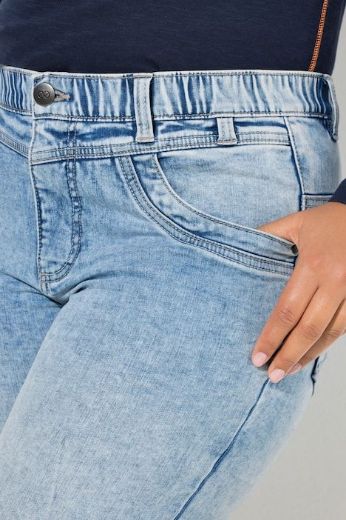 Plus size veliki brojevi Traperice visokog struka za punije