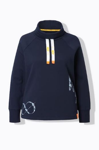 Plus size veliki brojevi Majica dugih rukava s ovratnikom za punije