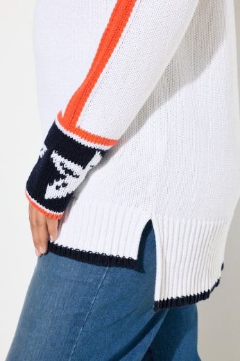 Plus size veliki brojevi Pulover pleteni za punije