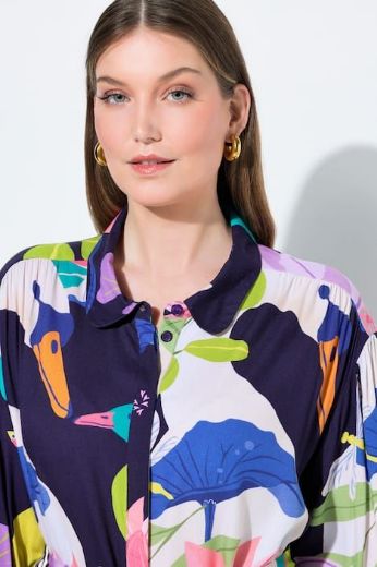 Plus size veliki brojevi Haljina maxi dugih rukava za punije