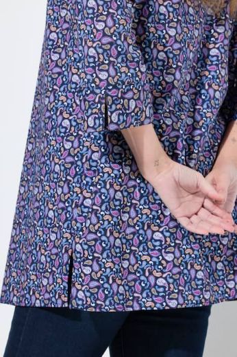 Plus size veliki brojevi Tunika 3/4 rukava V ovratnika za punije