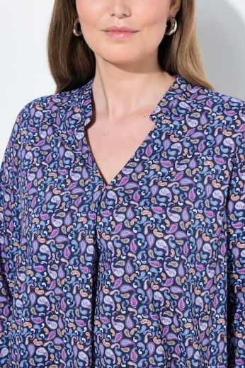 Plus size veliki brojevi Tunika 3/4 rukava V ovratnika za punije