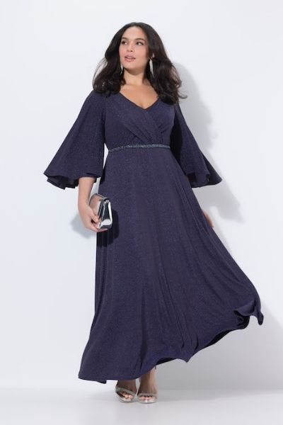 Veliki brojevi Haljina maxi svečana moda za punije