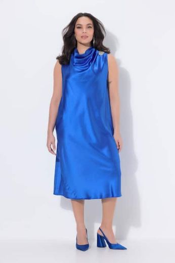 Plus size veliki brojevi Haljina midi bez rukava svečana za punije