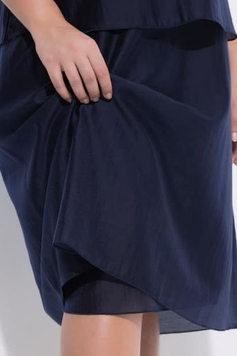 Plus size veliki brojevi Haljina midi bez rukava za punije