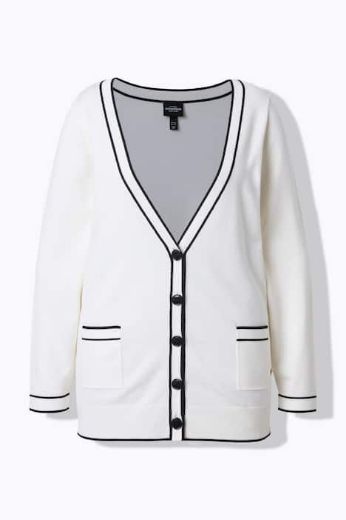 Plus size veliki brojevi Kardigan na kopčanje za punije