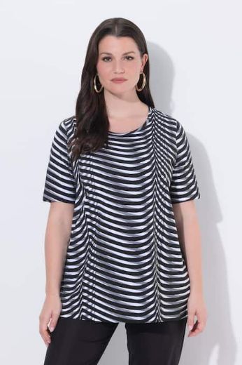 Plus size veliki brojevi Majica kratkih rukava A kroja za punije