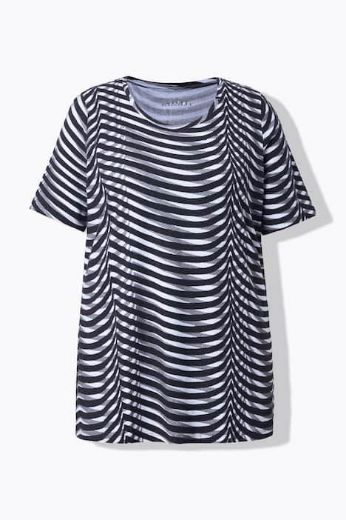 Plus size veliki brojevi Majica kratkih rukava A kroja za punije