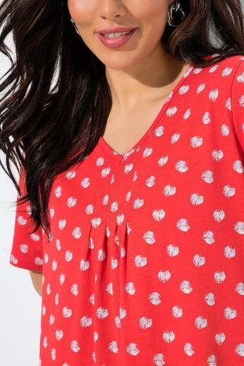 Plus size veliki brojevi Majica kratkih rukava dužeg A kroja za punije