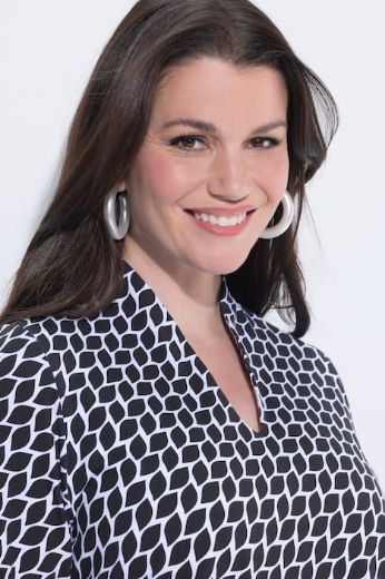 Plus size veliki brojevi Majica 3/4 rukava A kroja za punije